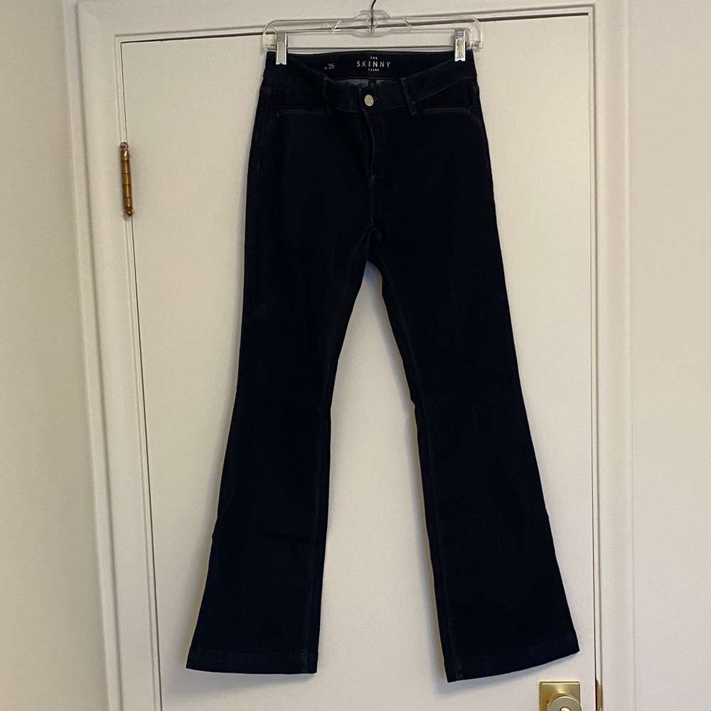 Black House White Market Dark Wash Skinny Flare Jeans